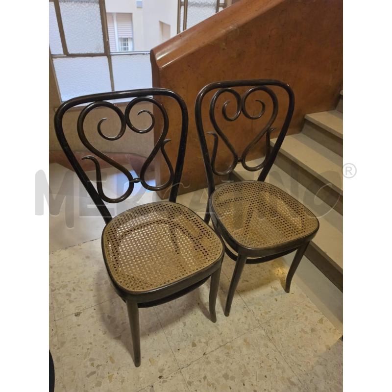 SEDIE COPPIA TIPO THONET  | Mercatino dell'Usato Roma talenti 1