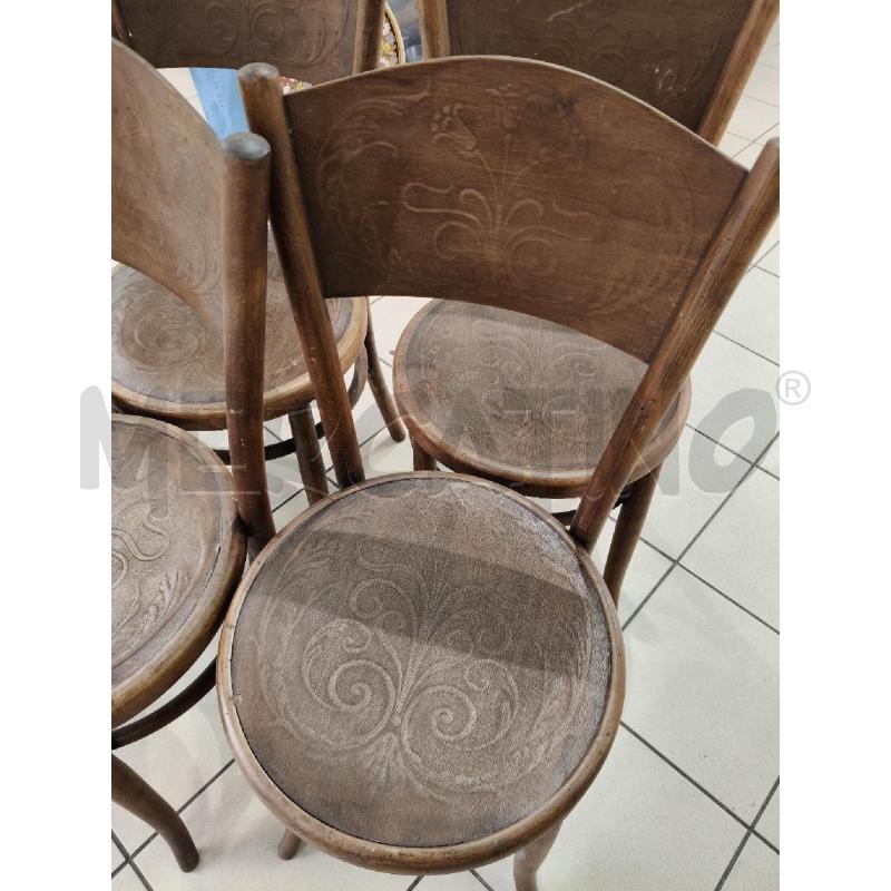 SEDIE LEGNO 4 PZ T/ THONNET DA RIV  | Mercatino dell'Usato Roma talenti 2