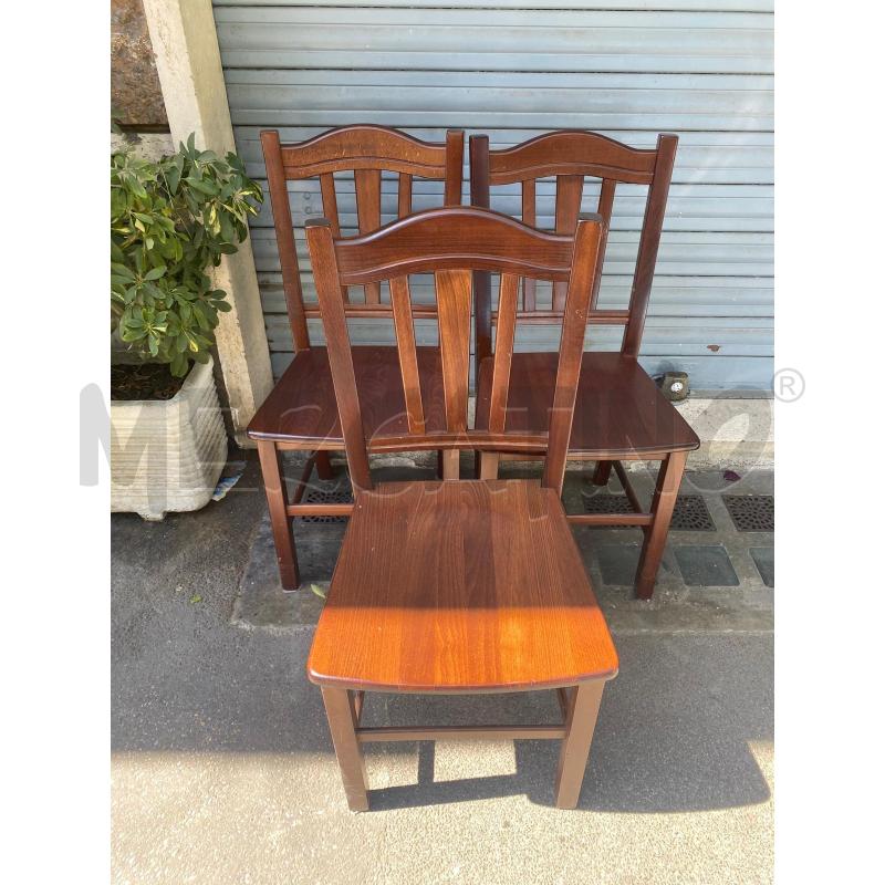 SEDIE PZ.3 LEGNO  | Mercatino dell'Usato Roma talenti 1