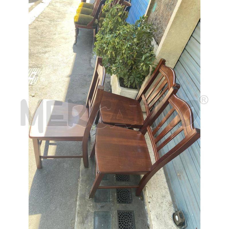 SEDIE PZ.3 LEGNO  | Mercatino dell'Usato Roma talenti 3