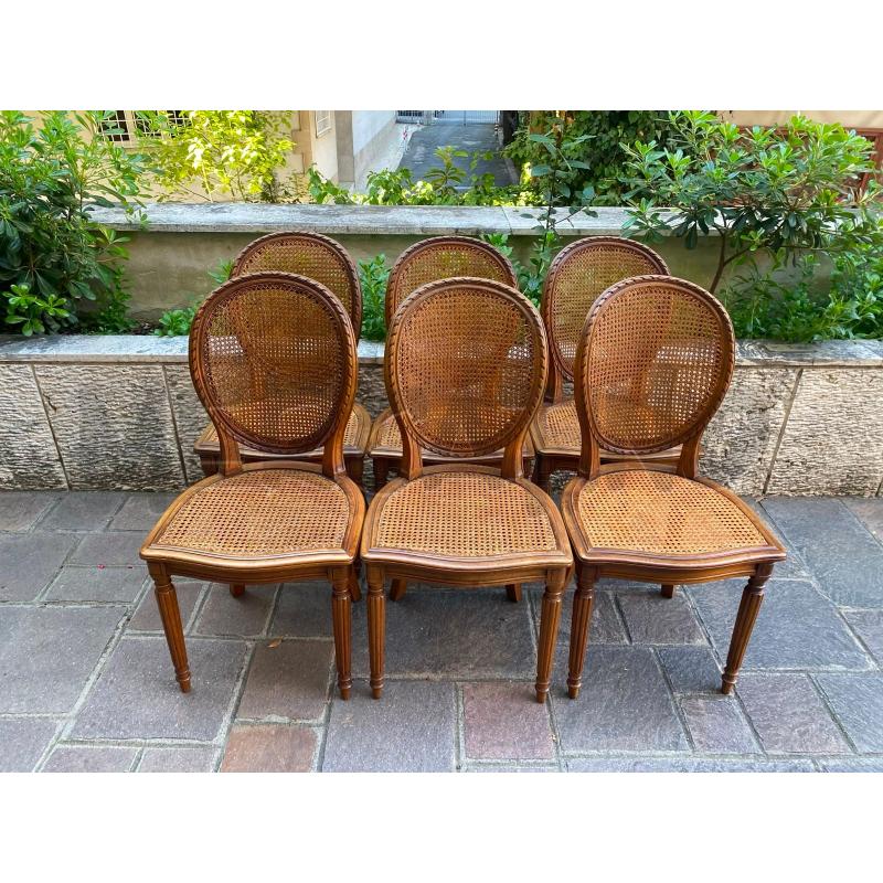 SEDIE PZ.6 LEGNO PAGLIA VIENNA  | Mercatino dell'Usato Roma talenti 2