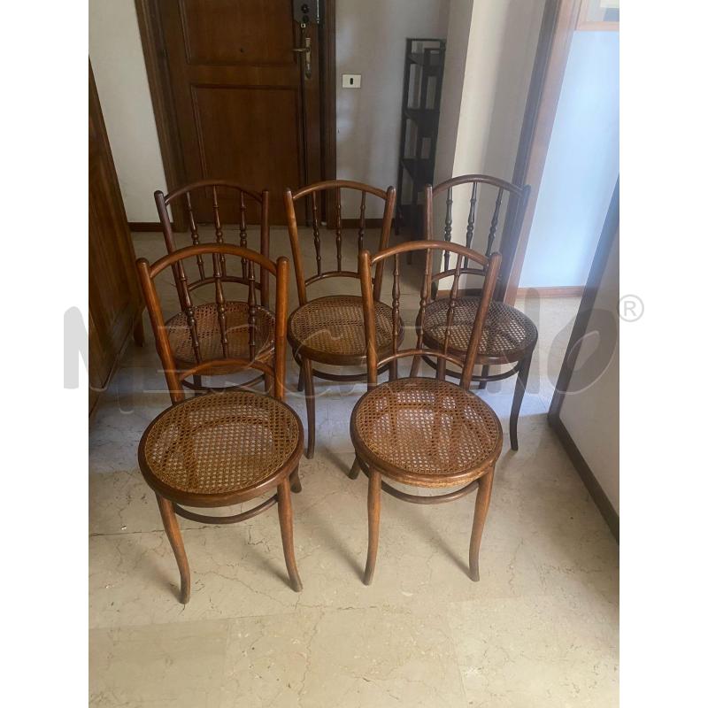 SEDIE PZ. 5 LEGNO T/THONET | Mercatino dell'Usato Roma talenti 1