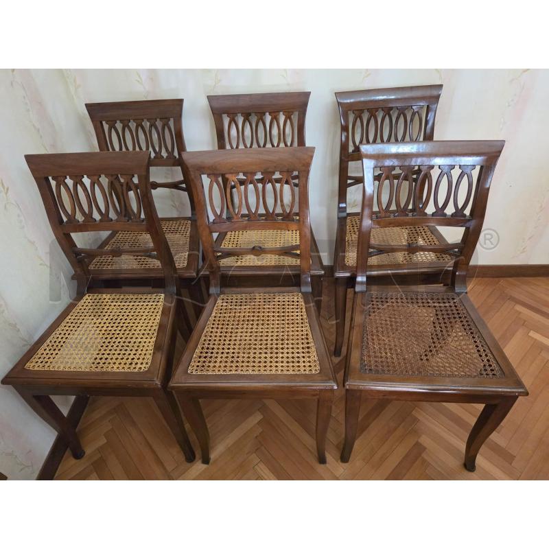 SEDIE PZ. 6 LEGNO SED PAGLIA DI VIENNA | Mercatino dell'Usato Roma talenti 1
