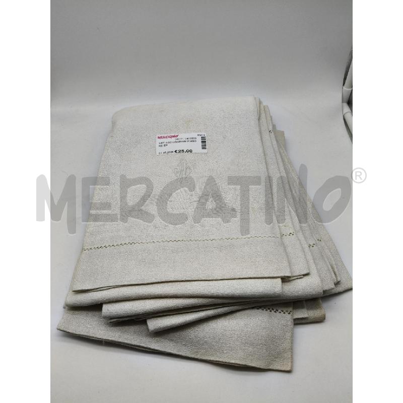 SET ASCIUGAMANI FIANDRE EP  | Mercatino dell'Usato Roma talenti 1