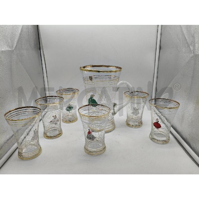 SET BICCHIERI BIBITA VETRO  | Mercatino dell'Usato Roma talenti 1