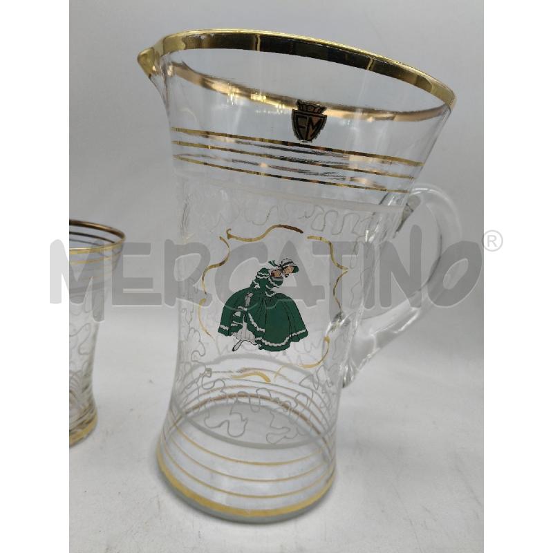 SET BICCHIERI BIBITA VETRO  | Mercatino dell'Usato Roma talenti 3