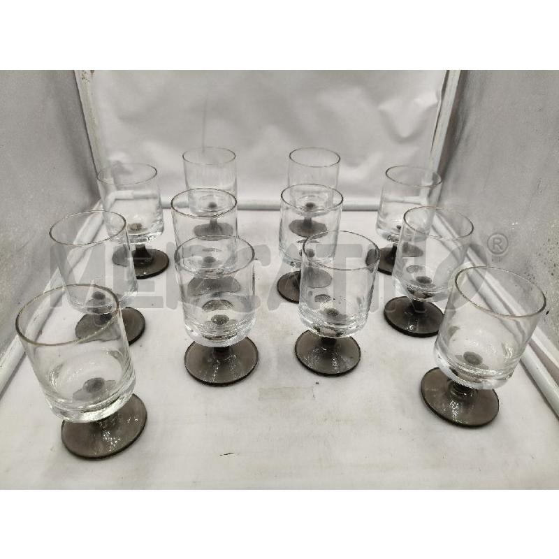 SET BICCHIERI VETRO MOD ALITALIA  | Mercatino dell'Usato Roma talenti 1