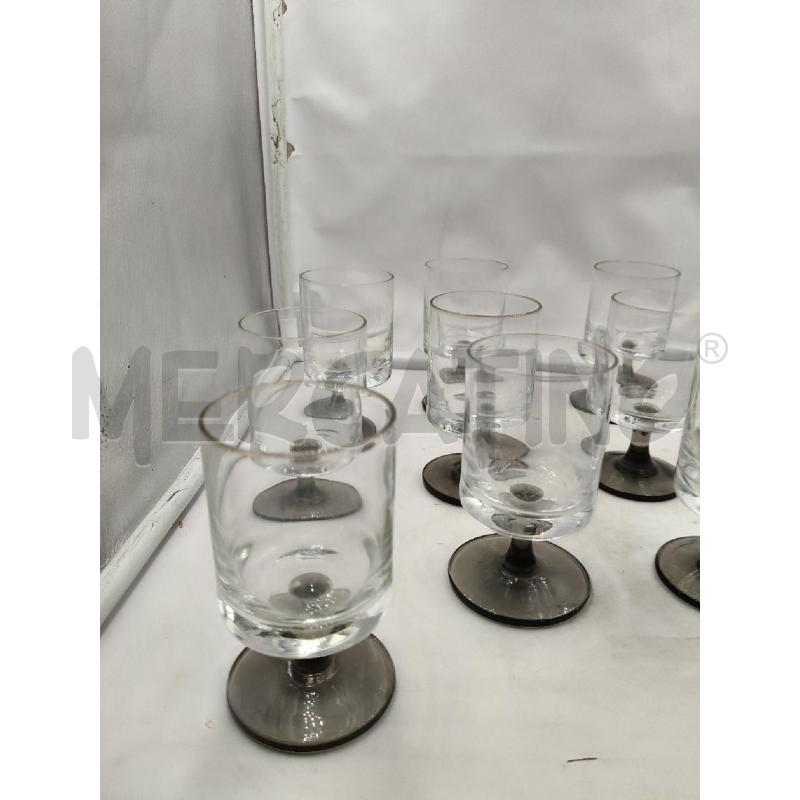 SET BICCHIERI VETRO MOD ALITALIA  | Mercatino dell'Usato Roma talenti 2