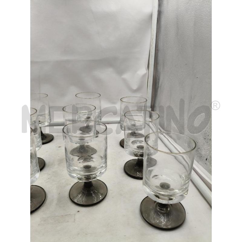 SET BICCHIERI VETRO MOD ALITALIA  | Mercatino dell'Usato Roma talenti 3