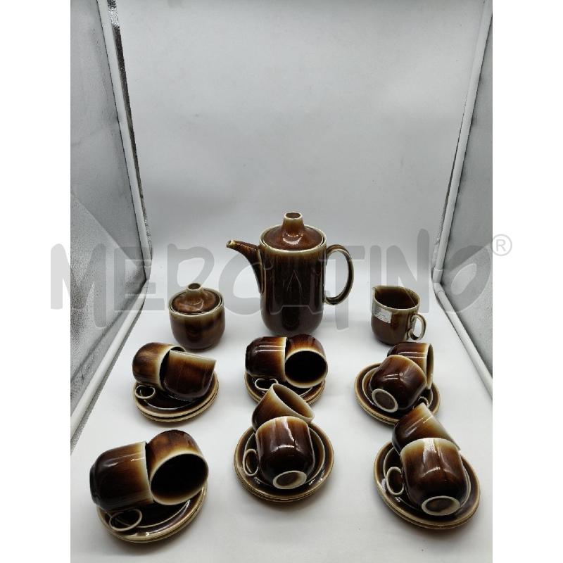 SET CAFFE'CER BAVARIA SCHERZER MARRONE SPACE AGE  | Mercatino dell'Usato Roma talenti 2