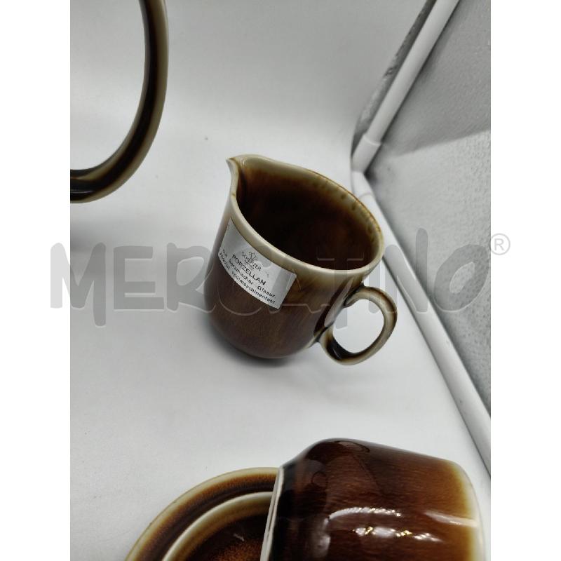 SET CAFFE'CER BAVARIA SCHERZER MARRONE SPACE AGE  | Mercatino dell'Usato Roma talenti 4