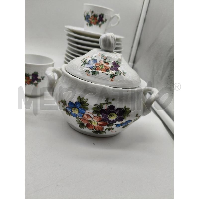 SET CAFFE'CER VECCHIO GINORI FIORI  | Mercatino dell'Usato Roma talenti 2