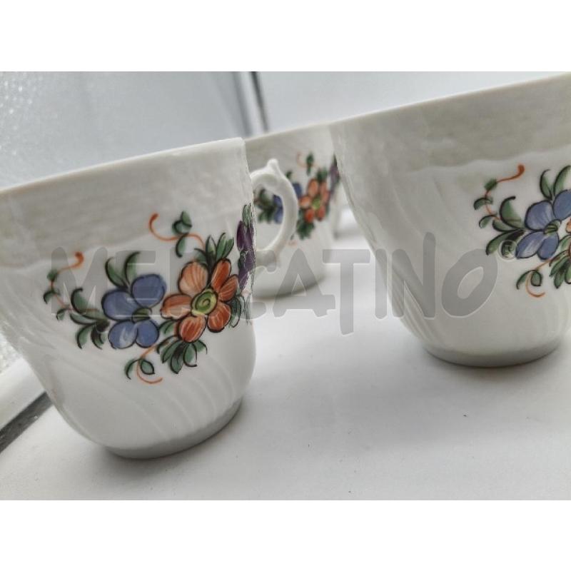 SET CAFFE'CER VECCHIO GINORI FIORI  | Mercatino dell'Usato Roma talenti 4