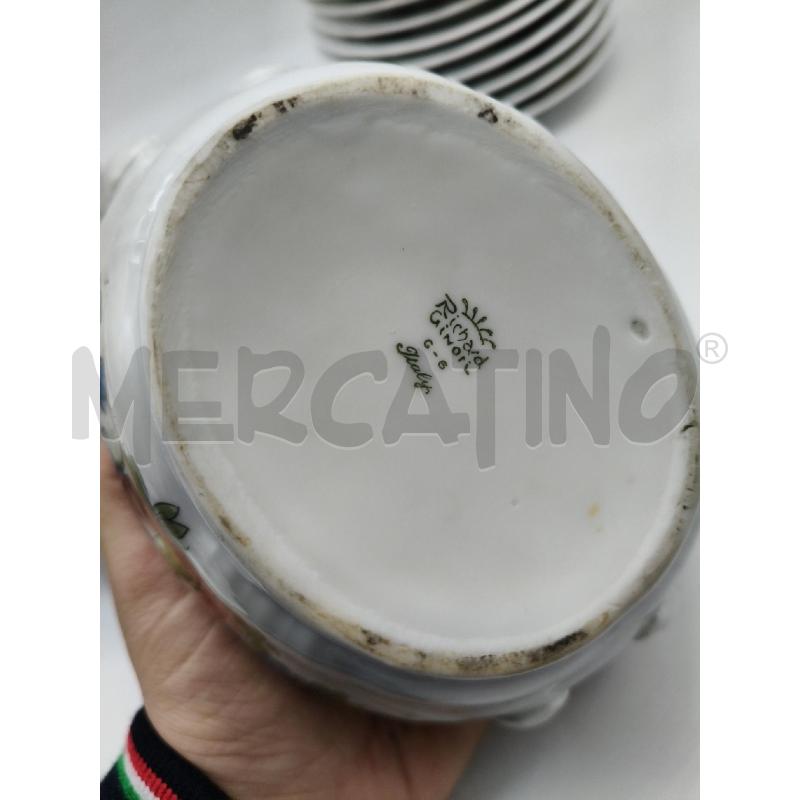 SET CAFFE'CER VECCHIO GINORI FIORI  | Mercatino dell'Usato Roma talenti 5