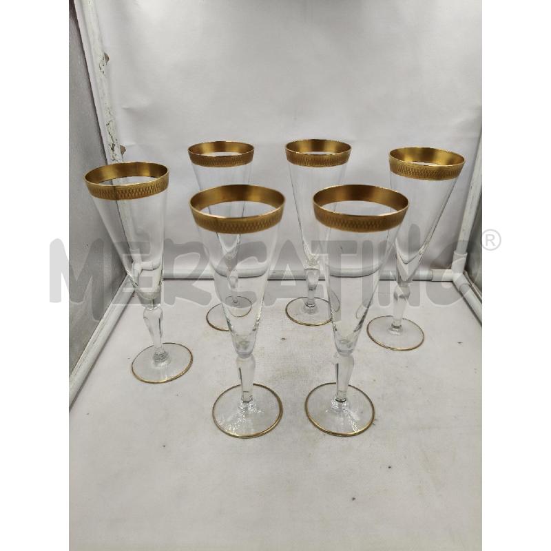 SET FLUTES CRIST B DOR  | Mercatino dell'Usato Roma talenti 1