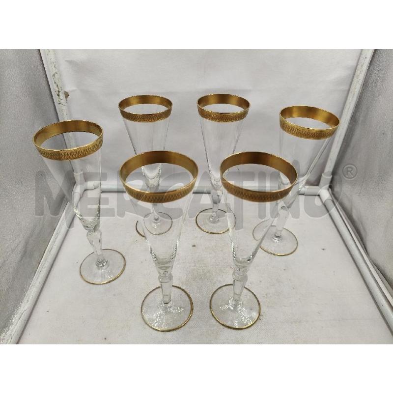 SET FLUTES CRIST B DOR  | Mercatino dell'Usato Roma talenti 2