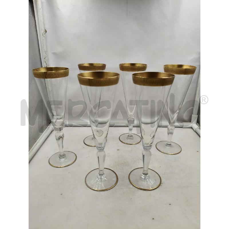 SET FLUTES CRIST B DOR  | Mercatino dell'Usato Roma talenti 3