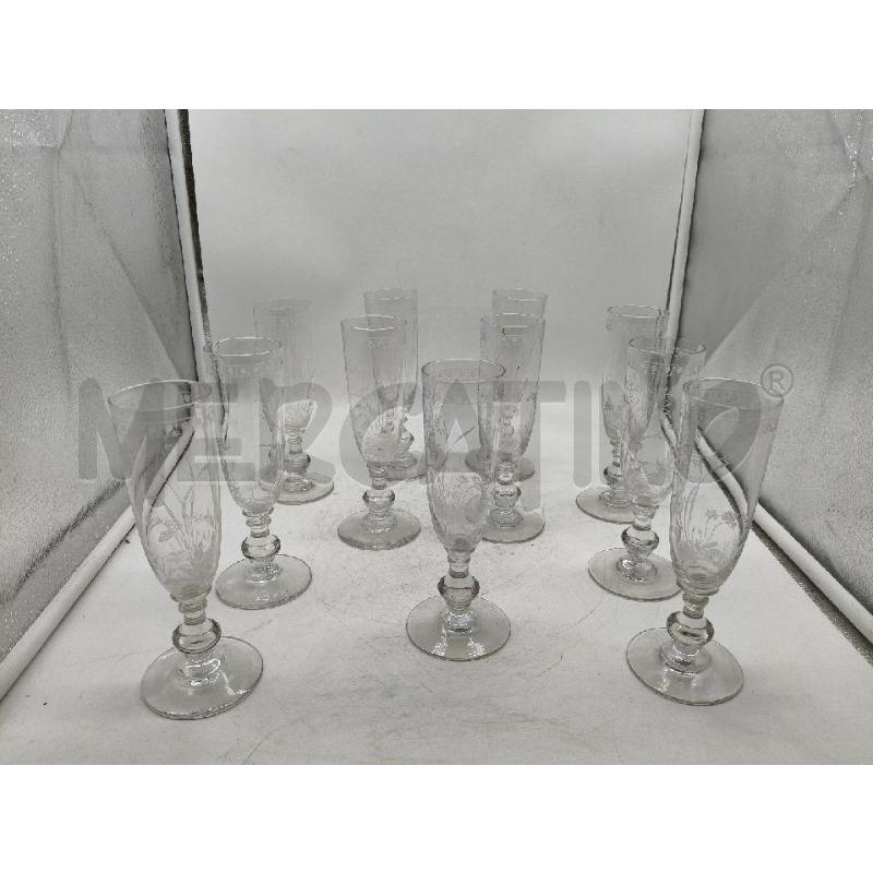 SET FLUTES CRIST VITTORIANO  | Mercatino dell'Usato Roma talenti 1