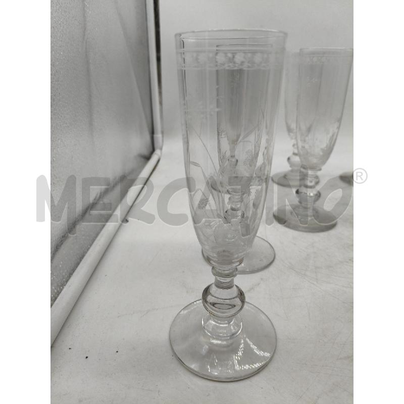 SET FLUTES CRIST VITTORIANO  | Mercatino dell'Usato Roma talenti 3