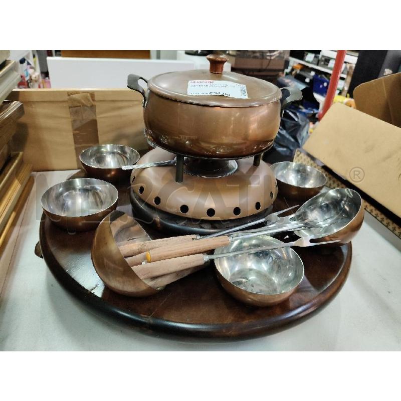 SET FONDUTA RAME  | Mercatino dell'Usato Roma talenti 2