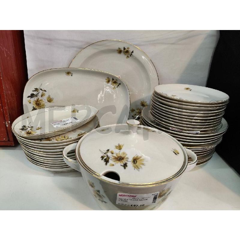 SET PIATTI CER BAVARIA FIORI  | Mercatino dell'Usato Roma talenti 1
