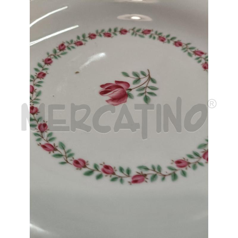 SET PIATTI CER BAVARIA ROSELLINE  | Mercatino dell'Usato Roma talenti 3