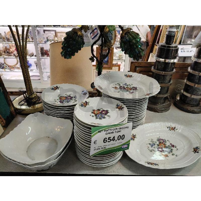 SET PIATTI CER VECCHIO GINORI FIORI  | Mercatino dell'Usato Roma talenti 1