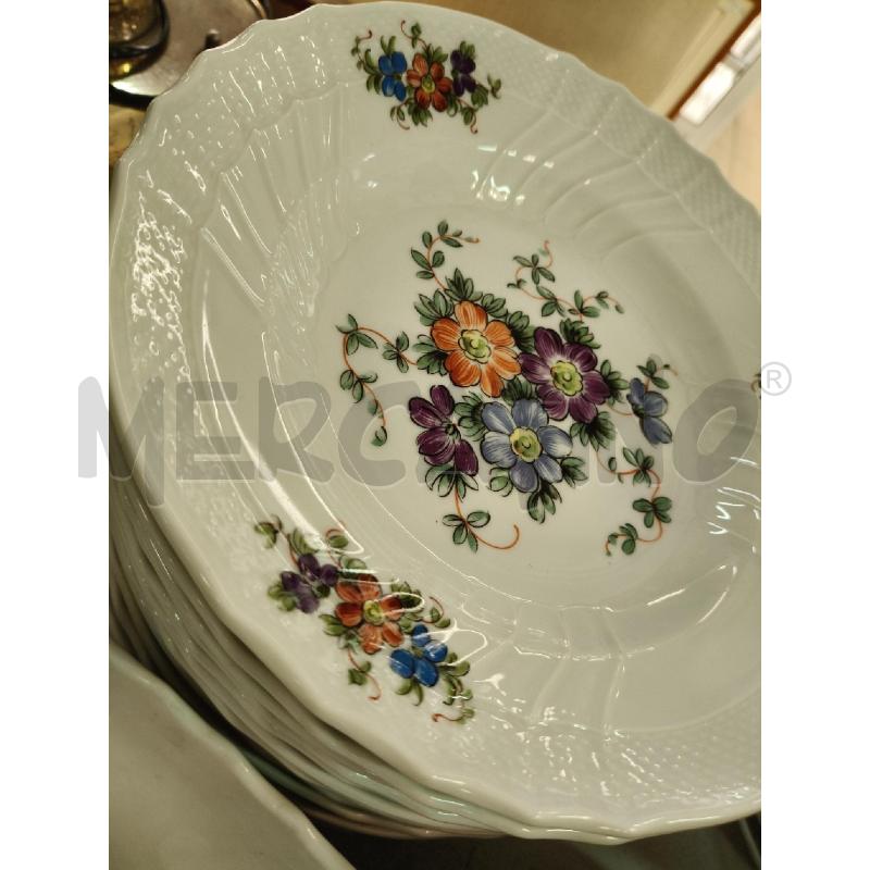 SET PIATTI CER VECCHIO GINORI FIORI  | Mercatino dell'Usato Roma talenti 4