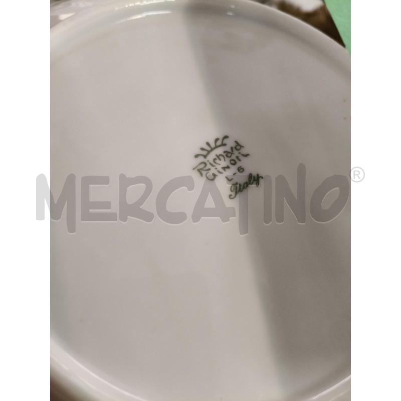 SET PIATTI CER VECCHIO GINORI FIORI  | Mercatino dell'Usato Roma talenti 5