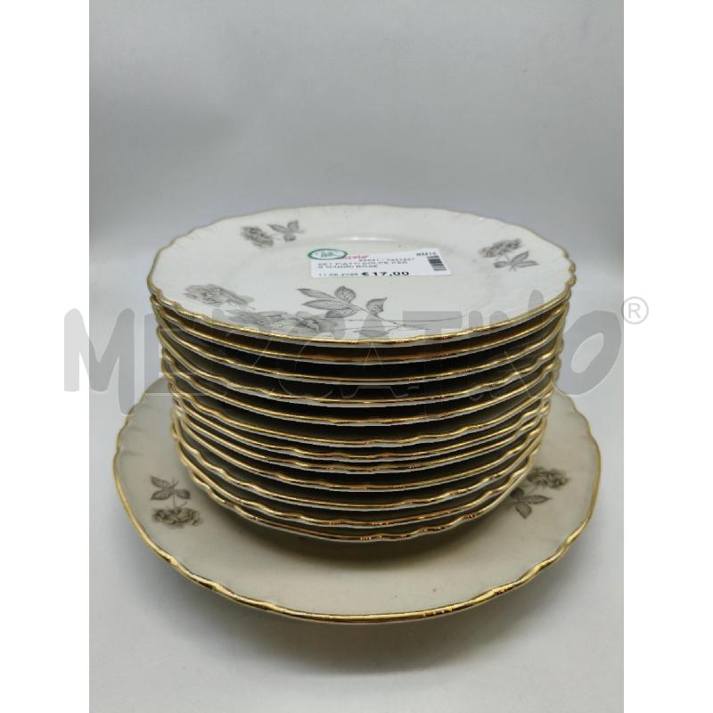 SET PIATTI DOLCE CER R GINORI ROSE  | Mercatino dell'Usato Roma talenti 4
