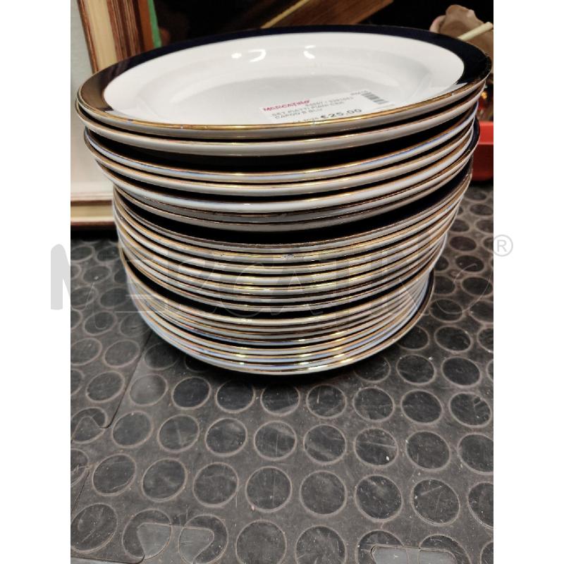 SET PIATTI PIANI CER CAPOD B BLU  | Mercatino dell'Usato Roma talenti 2