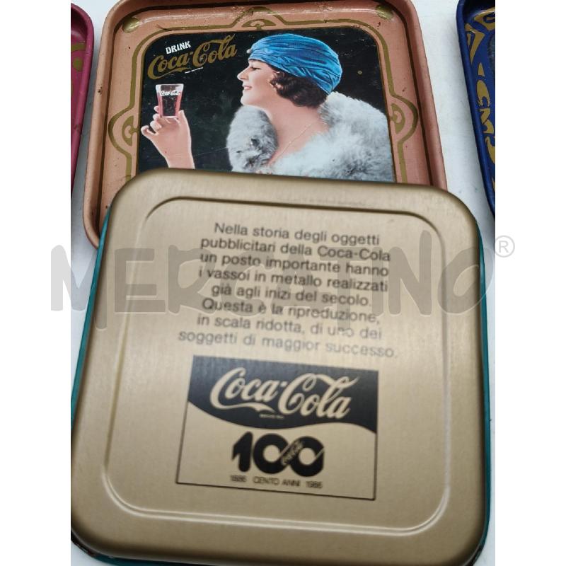 SET SOTTOBICCHIERI COCA COLA LATTA VINT  | Mercatino dell'Usato Roma talenti 4