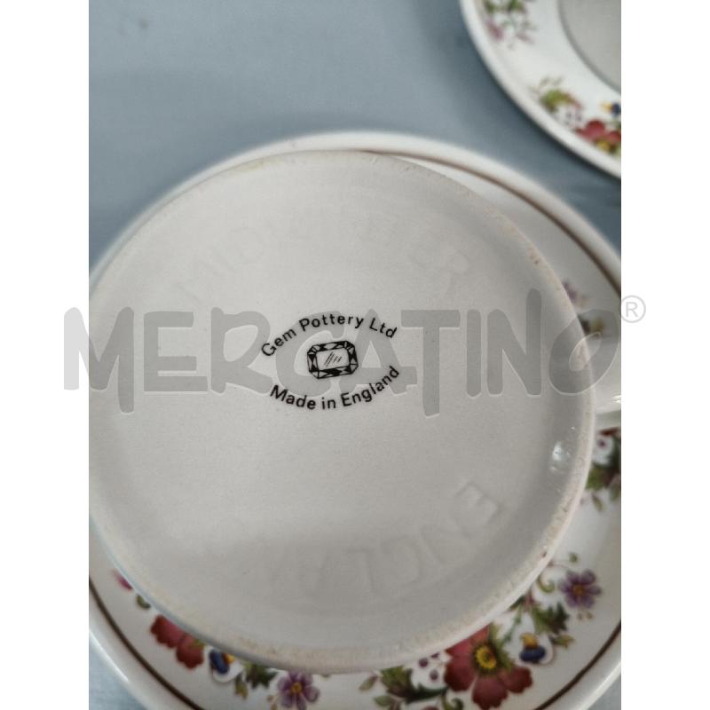 SET TAZZINE CER ENGLANDGEM POTTERY | Mercatino dell'Usato Roma talenti 4