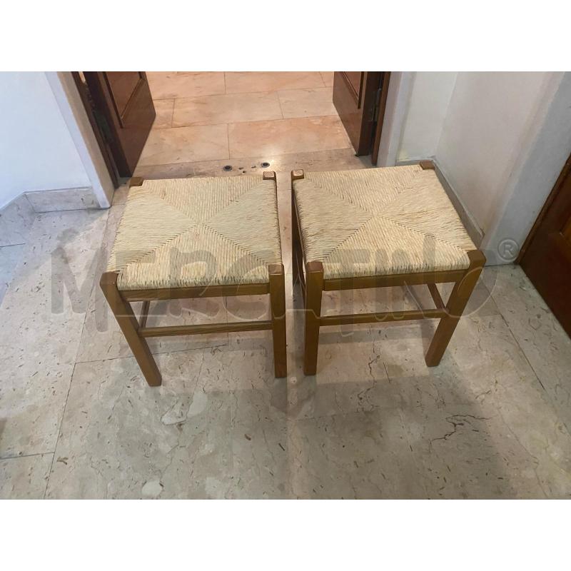SGABELLO LEGNO PAGLIA | Mercatino dell'Usato Roma talenti 1