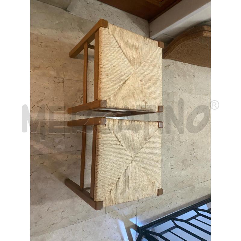 SGABELLO LEGNO PAGLIA | Mercatino dell'Usato Roma talenti 2