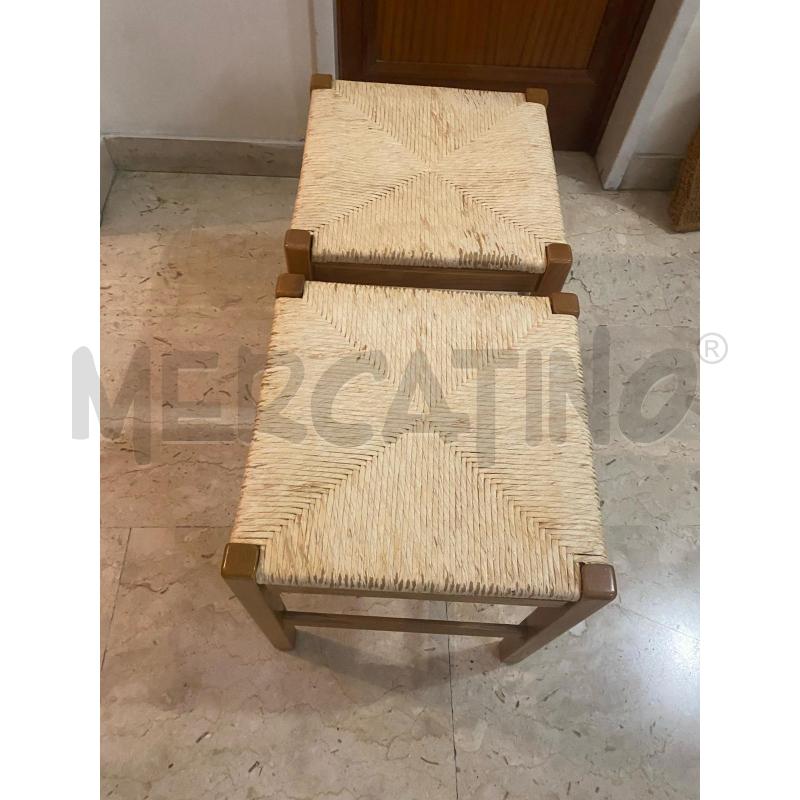 SGABELLO LEGNO PAGLIA | Mercatino dell'Usato Roma talenti 3