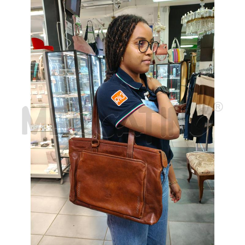 SHOPPER MAXI THE BRIDGE CUOIO MAXI TASCA FRONT | Mercatino dell'Usato Roma talenti 1