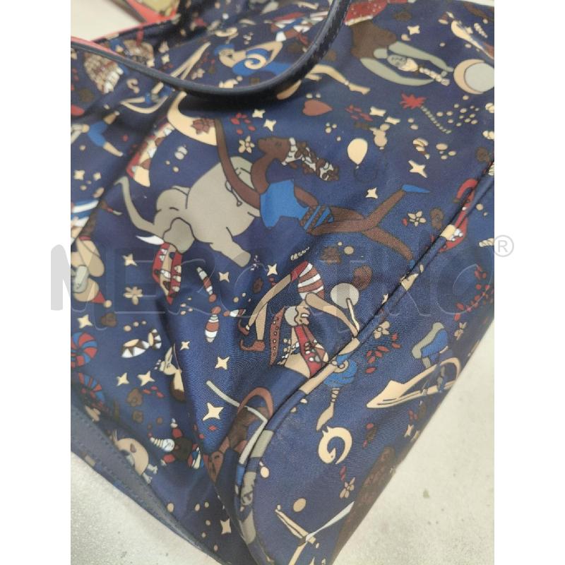 SHOPPER PIERO GUIDI NYLON BLU ST CIRCUS  | Mercatino dell'Usato Roma talenti 5