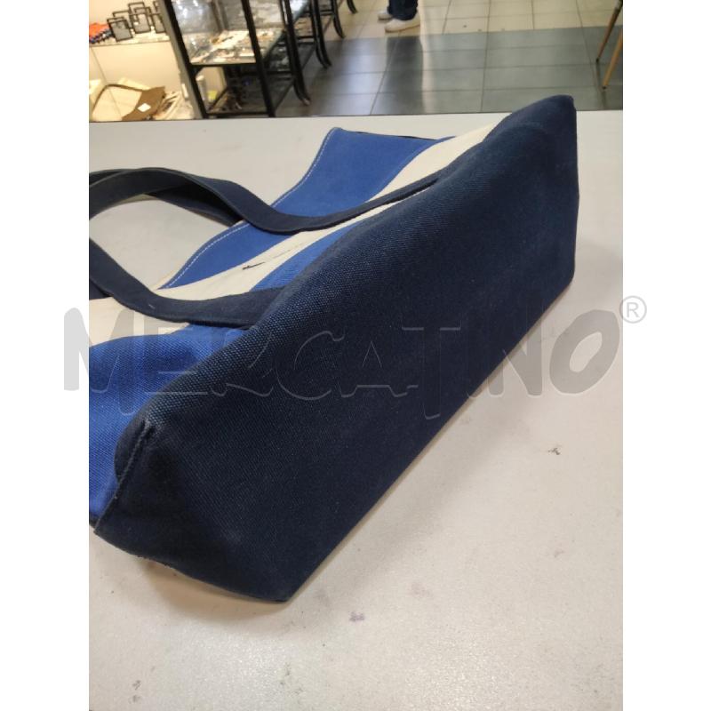 SHOPPER RALPH LAUREN CANVAS BEIGE BLU  | Mercatino dell'Usato Roma talenti 4