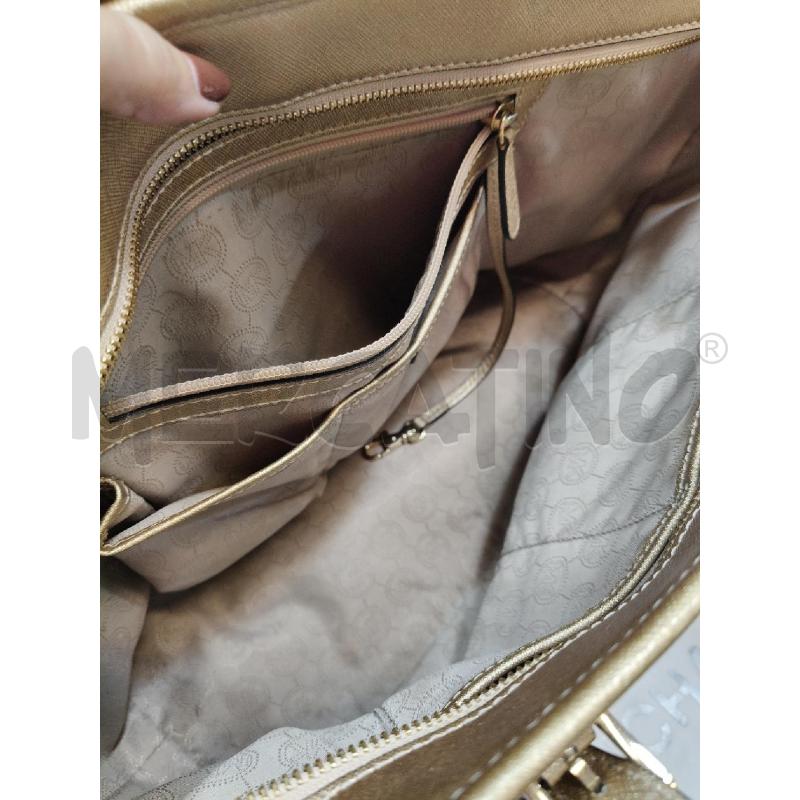 SHOPPER TOTE MICHAEL KORS QUINN ORO  | Mercatino dell'Usato Roma talenti 4