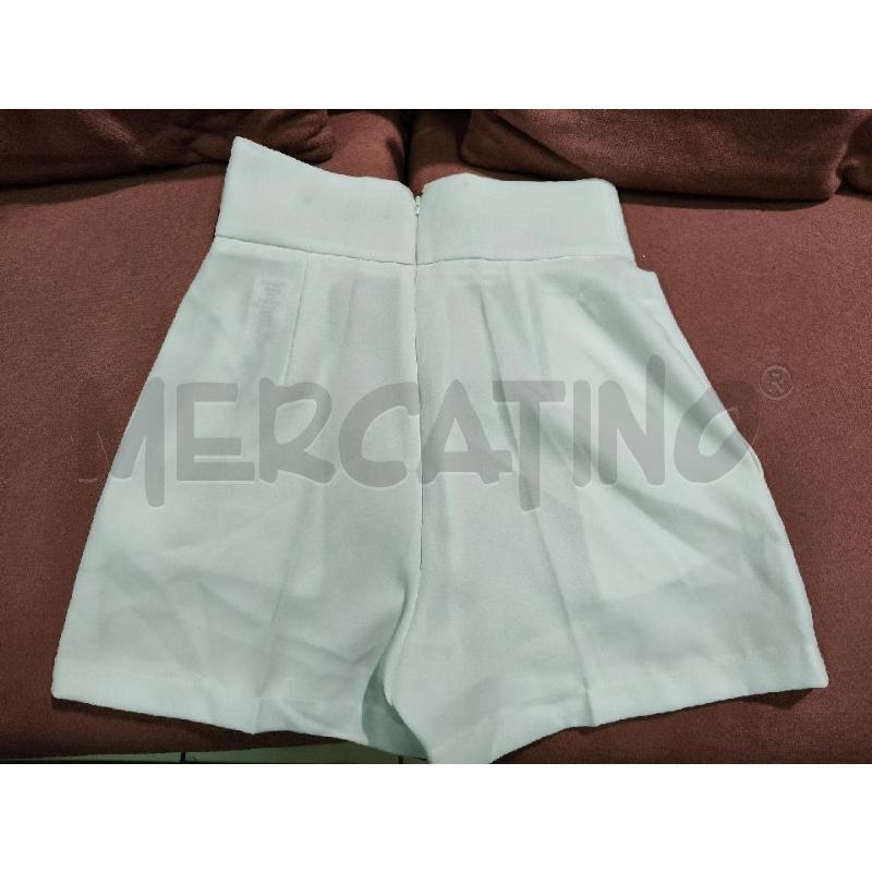 SHORTS D ELISABETTA FRANCHI BIANCO LACCI INCR LAT | Mercatino dell'Usato Roma talenti 4