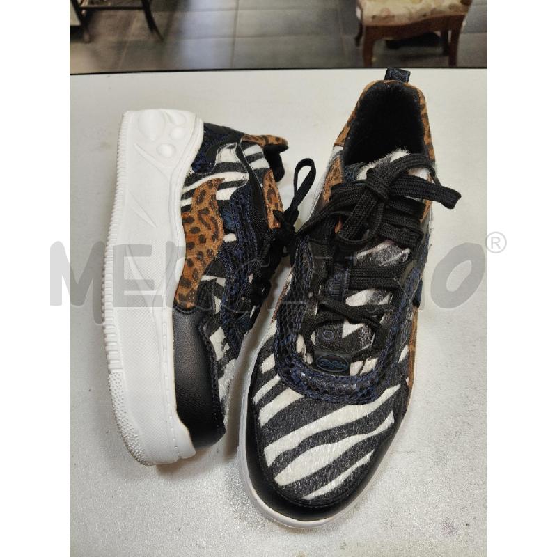SNEAKERS D BUFFALO GOMMA ALTA ANIMALIER | Mercatino dell'Usato Roma talenti 1