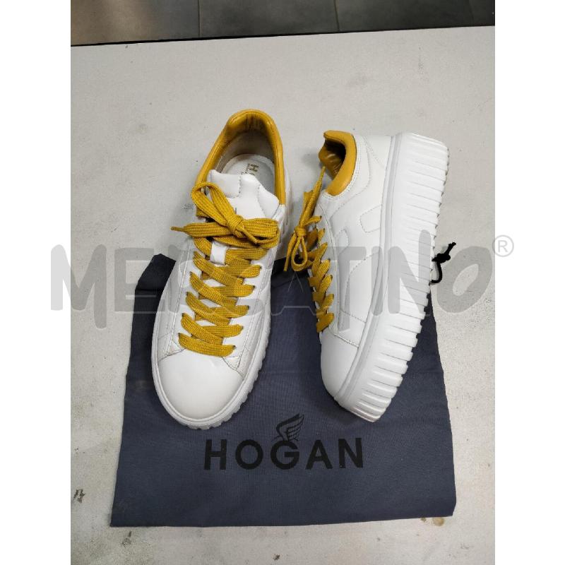 SNEAKERS D HOGAN H-STRIPES BIACO SENAPE | Mercatino dell'Usato Roma talenti 1