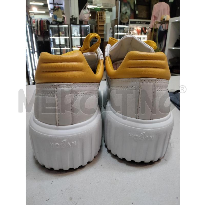 SNEAKERS D HOGAN H-STRIPES BIACO SENAPE | Mercatino dell'Usato Roma talenti 4