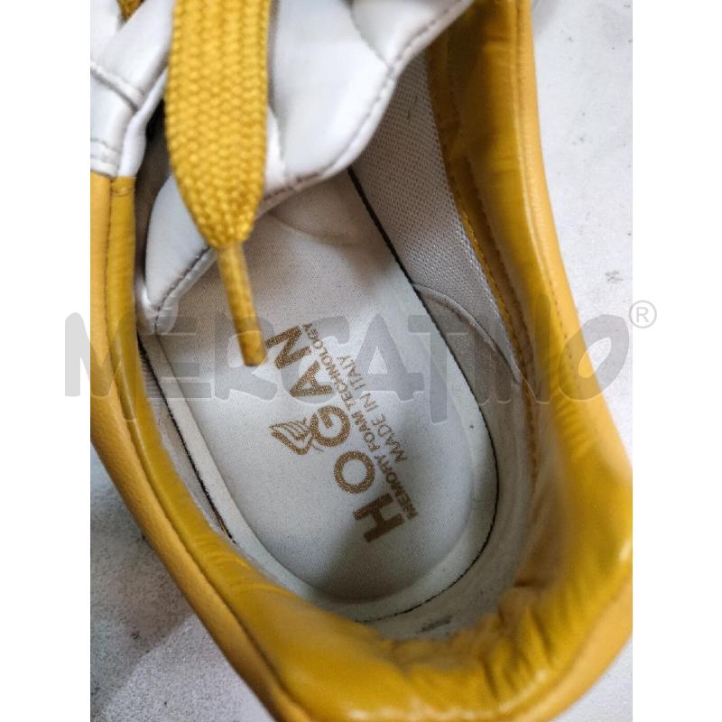 SNEAKERS D HOGAN H-STRIPES BIACO SENAPE | Mercatino dell'Usato Roma talenti 5