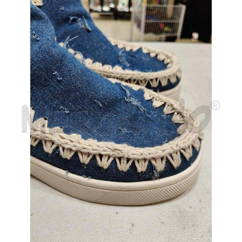 SNEAKERS D MOU DENIM CUCI BEI STRASS ALTE STRAP  | Mercatino dell'Usato Roma talenti 2