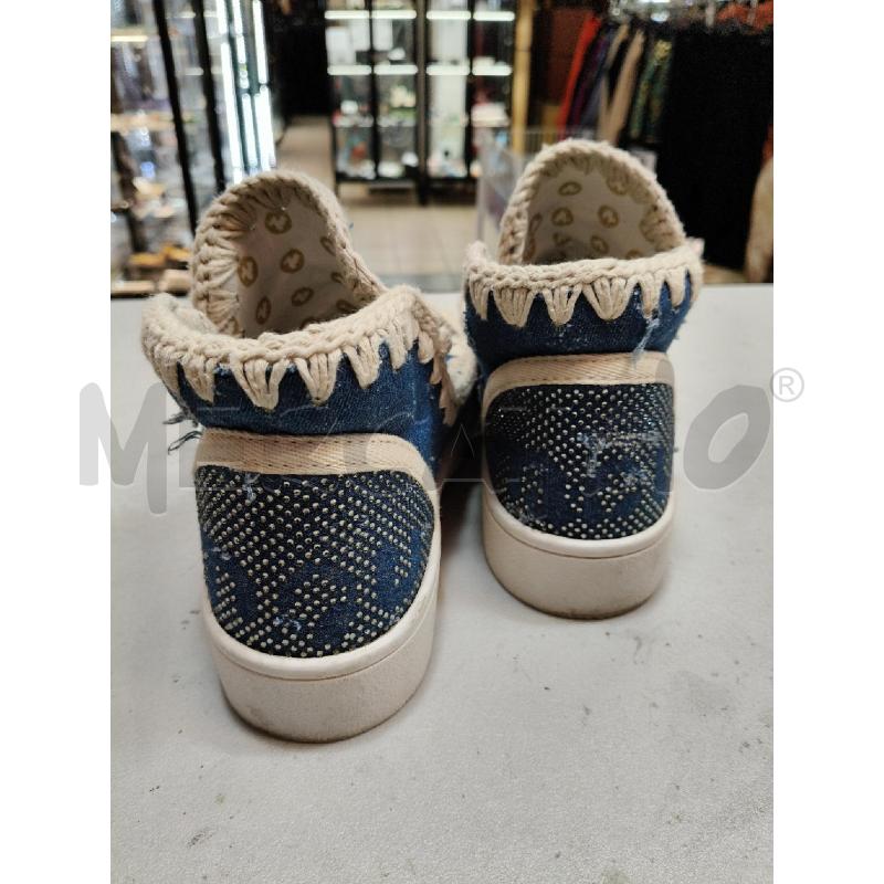 SNEAKERS D MOU DENIM CUCI BEI STRASS ALTE STRAP  | Mercatino dell'Usato Roma talenti 4