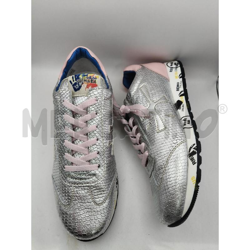 SNEAKERS D PREMITA ARGENTO ST RETT/ROSA | Mercatino dell'Usato Roma talenti 1