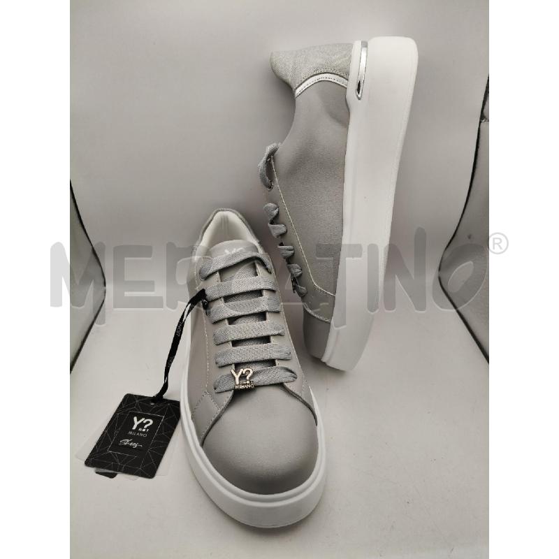 SNEAKERS D Y NOT GRI TALL LUREX GOMMA ALTA | Mercatino dell'Usato Roma talenti 1