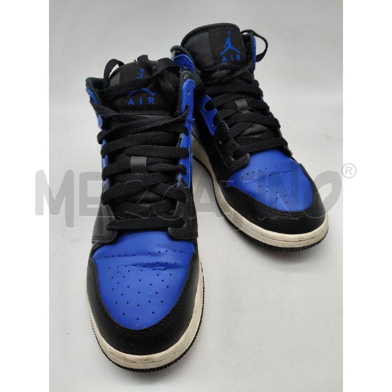 SNEAKERS NIKE AIR JORDAN MID BLU NERO  | Mercatino dell'Usato Roma talenti 1